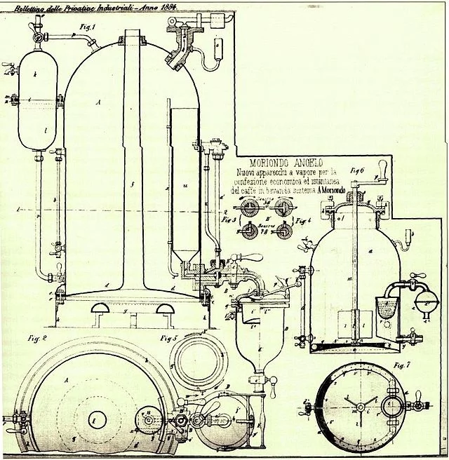 First Espresso Machine Moriondo Angelo