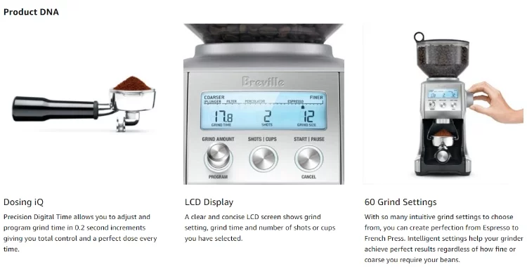 Breville BCG820BSS Smart Grinder - Product DNA Part 2