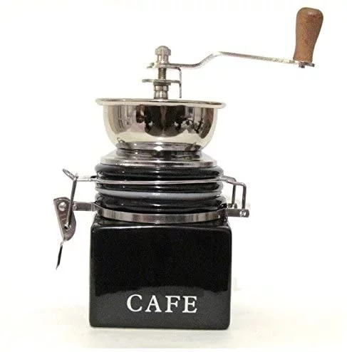 CoffeeWerks Vintage Cafe Manual Ceramic Burr Coffee Grinder