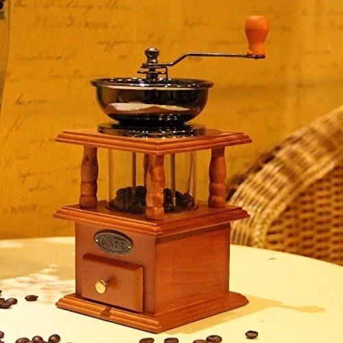 XHHOME Vintage Roman Style Manual Coffee Bean Grinder
