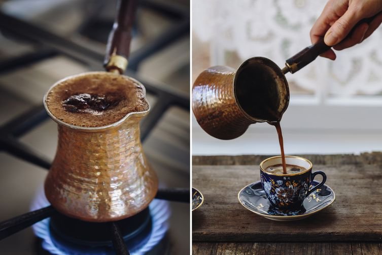 Boiling Turkish Coffee