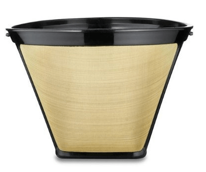 Replacement Permanent Coffee Filter GTF-4 Gold Tone Filter for DCC-450 Coffee Maker with Large Coffee Scoop