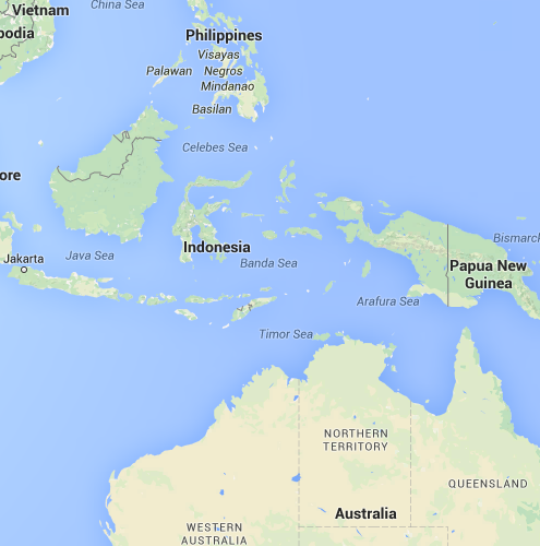 Indonesia - On A Map