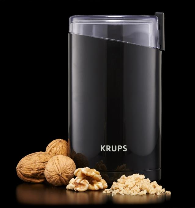 KRUPS F203 Electric Spice And Coffee Grinder With Stainless Steel Blades