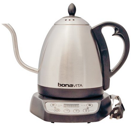 Bonavita 1-Liter Variable Temperature Digital Electric Gooseneck Kettle