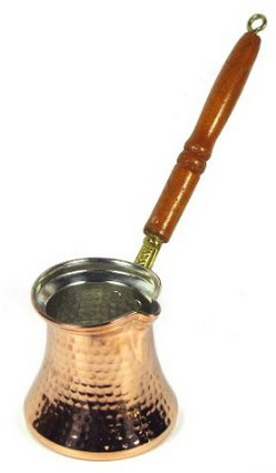 Turkish Coffee Pot Cezveibrik With Wooden Handle Turkish Coffee Pot Cezveibrik With Wooden Handle