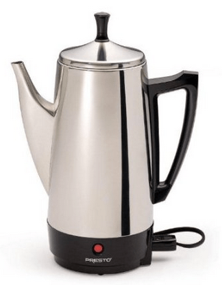 BPA FREE PRESTO 02811 12-CUP STAINLESS STEEL COFFEE MAKER