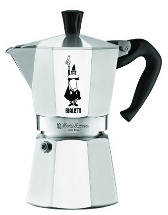 BPA Free The Original Bialetti Moka Express Made In Italy 6-Cup Stovetop Espresso Maker With Patented Valve