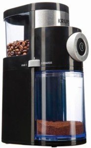 KRUPS Electric Burr Coffee Grinder - Black - (TESTED) - GX5000