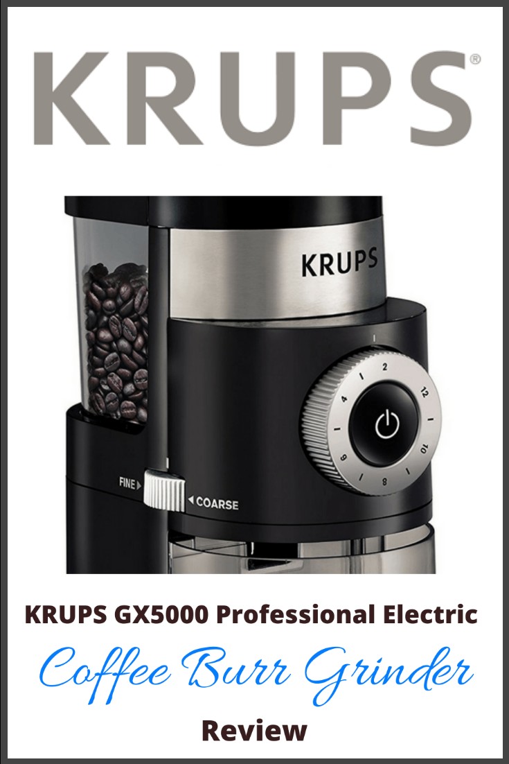  KRUPS 8000035978 GX5000 Professional Electric Coffee Burr  Grinder with Grind Size and Cup Selection, 7-Ounce, Black : Everything Else