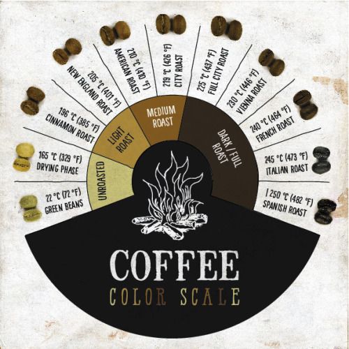 Coffee Color Scale