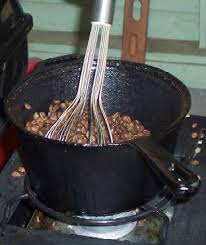 Roasting Coffee Beans At Home In A Pan