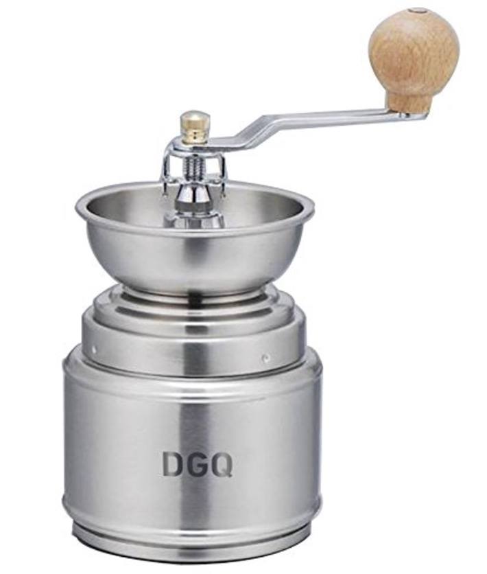 DGQ Manual Coffee Bean Hand Grinder Spice Herbs Vintage Style Coffee Beans Grinding Machine, Manual Grinding Bean Machine