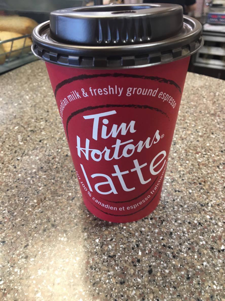 Tim Hortons Latte Christina Hacckett