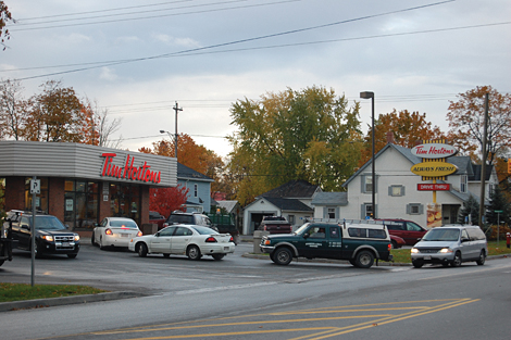 Tim Hortons Line Up Drive Thru